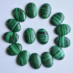 Fashion hot sale good quality Malachite Stone Oval CAB CABOCHON for jewelry Accessories 18x25mm wholesale 30pcs/lot free