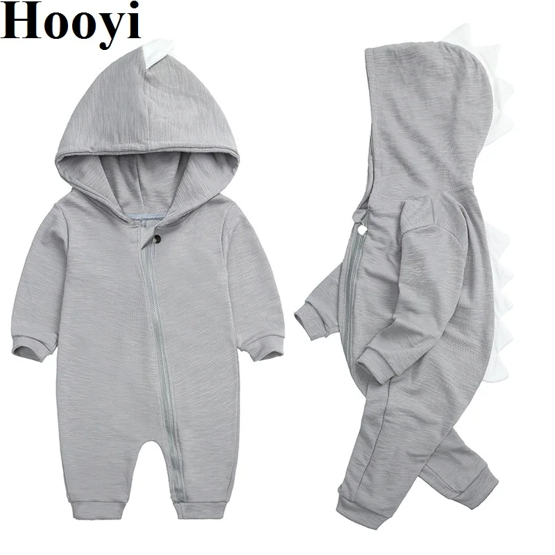 

Baby Boy Clothes Rompers Hooded Children's Costumes Spring Bodysuit Clothing For Newborn Dinosaur Pijama