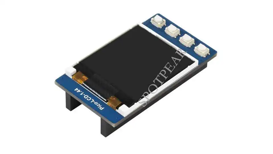 Modul Peraga LCD 1.44 Inci Layar 1.44 Inci Warna 65K 128 × 128 SPI untuk Raspberry Pi Pico