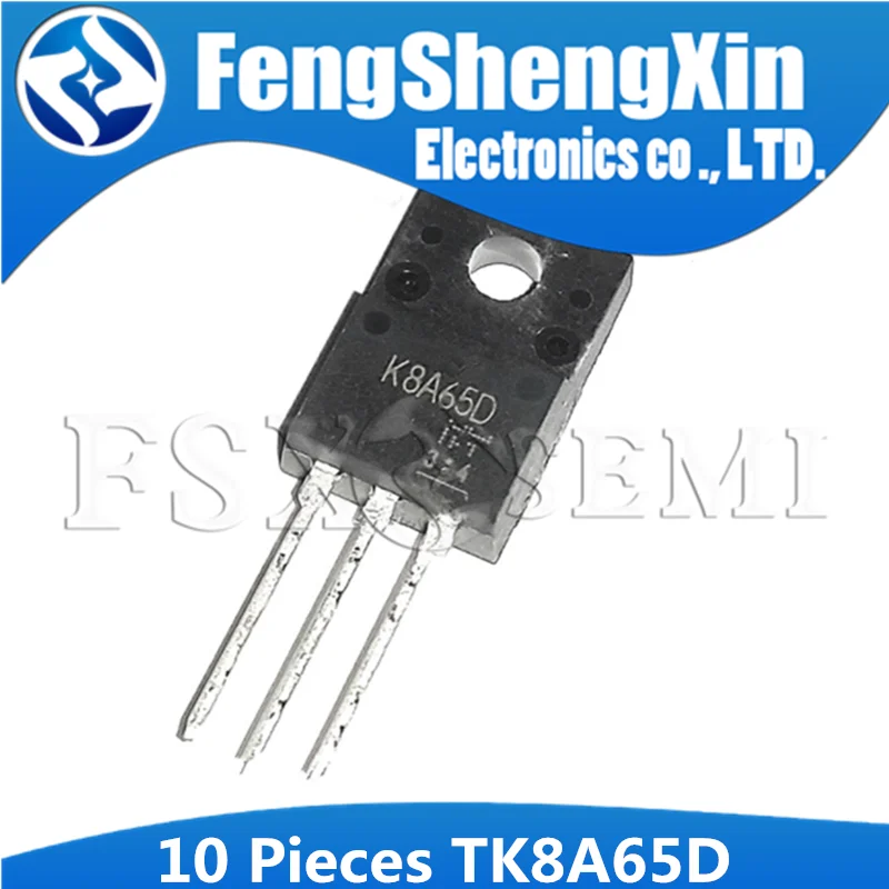 10PCS T K7A45DA  K7A50D K7A60W  K7A65D K8A25DA K8A50D K8A55DA K8A60W K8A60DA  K8A65D TO-220F MOSFET