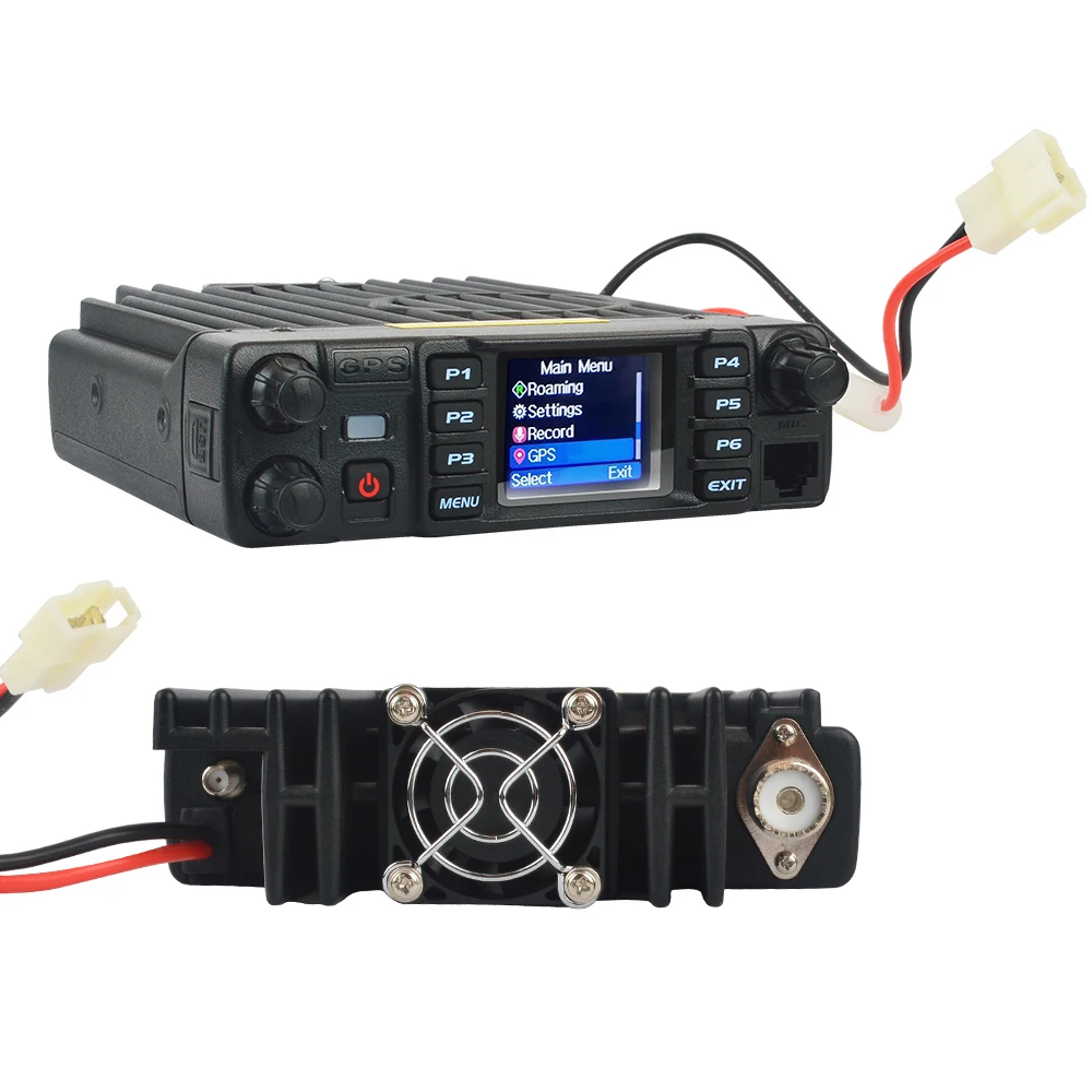 Imagem -03 - Anytone-rádio Automotivo Digital Transceptor Móvel Banda Dupla Dmr Gps Aprs Gravação de Voz 55w com Cabo de Programação Usb