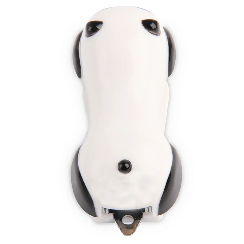 مجموعة من دباسة الباندا العصرية ، مع مشابك فولاذية 10 مللي متر ، لوازم مكتبية ، لوازم الزي المدرسي #4