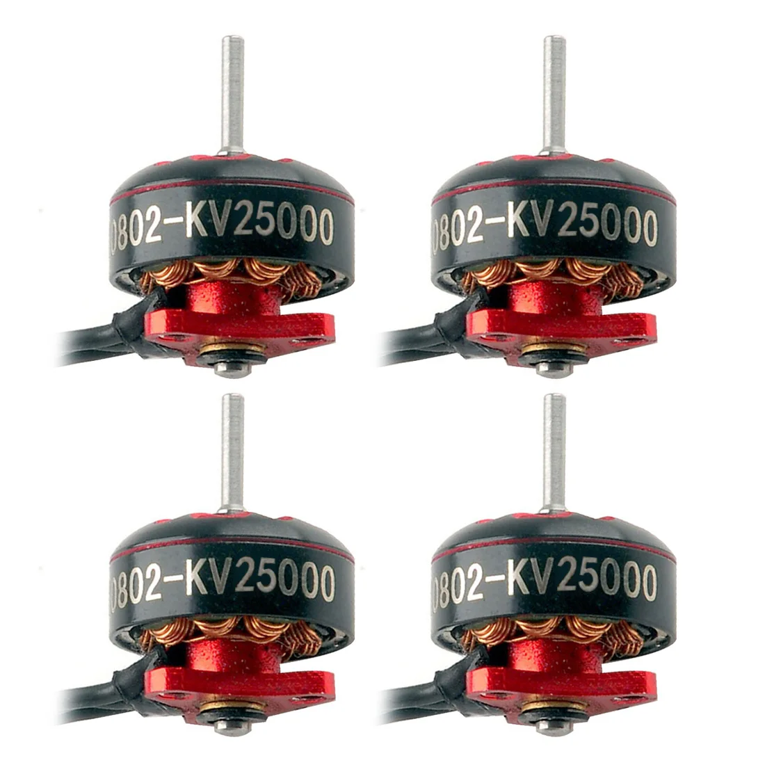 

4pcs Happymodel EX0802 14000KV/ 19000KV/ 25000KV 1-2S Brushless Motor CW CCW for FPV Racing Drone for Mobula6 HD RC Quadcopter