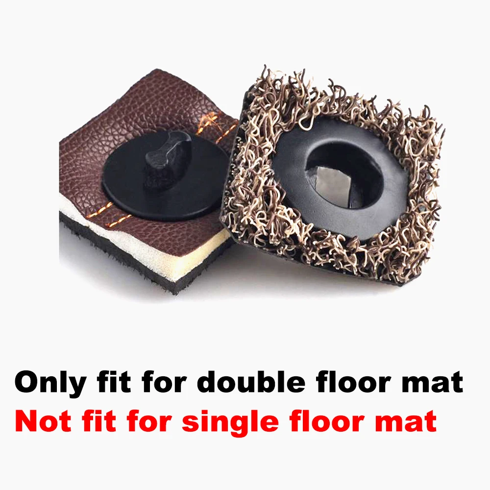 4x Universal Car Floor Mat Anti-Slip Clips Holders Sleeves Black Auto Carpet Fixing Grips Clamps Car Accessories