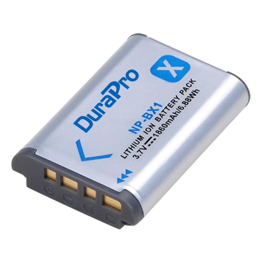 DuraPro 1860mAH NP-BX1 NP BX1 NPBX1 Battery For Sony fdr x3000 HDR as300 DSC rx100 iii zv-1 DSC RX1 RX100iii AS300V HDR-AS300R