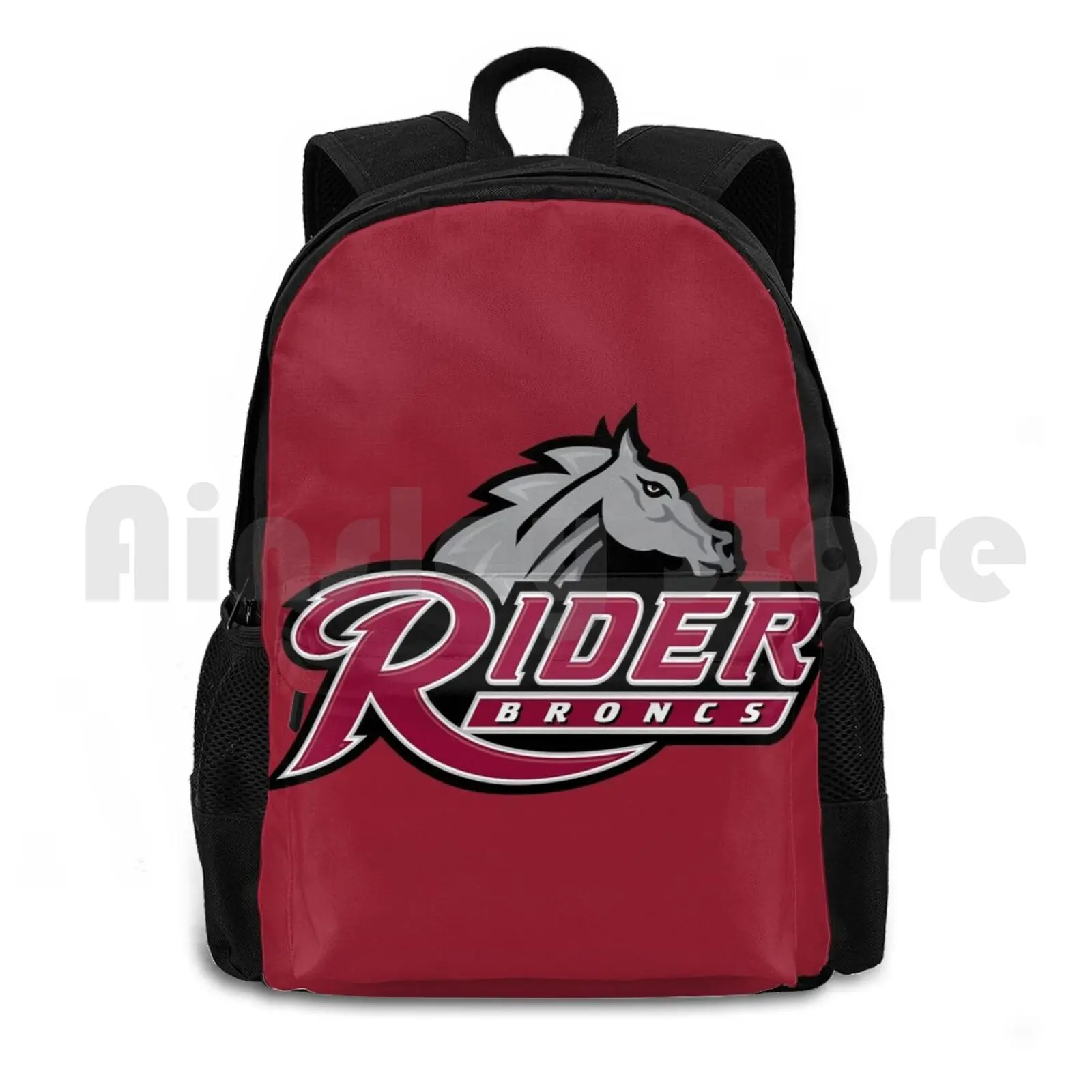 

Rider Broncs Outdoor Hiking Backpack Waterproof Camping Travel Rider Broncss Athletic Teams Team Logos Sport Club Fans Moms