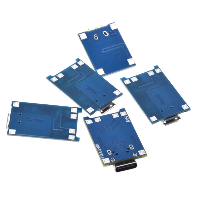 1PCS 5V 1A Micro USB 18650 type-c Lithium Battery Charging Board Charger Module + Protection Dual Functions TP4056 18650