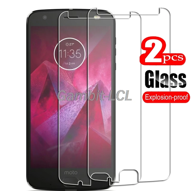 For Motorola Moto Z2 Force Play Tempered Glass Protective ON XT1789-05 XT1710-09 5.5NCH Screen Protector Smart Phone Cover  Film