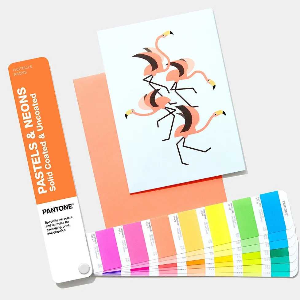 USA PANTONE PASTELS & NEONS Coated & Uncoated Color Guide GG1504A GG1504 start with No.9