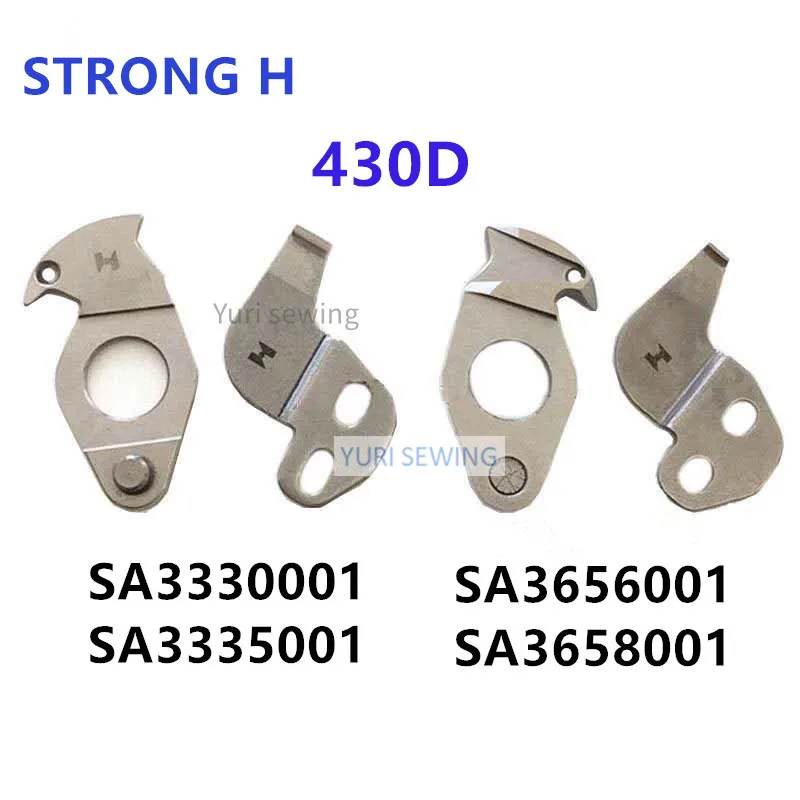 STRONG H BROTHER KE-430D moving knife fixed knife high qualtiy SA3330001/SA3335001/SA3658001/SA3656001 industrial sewing machine