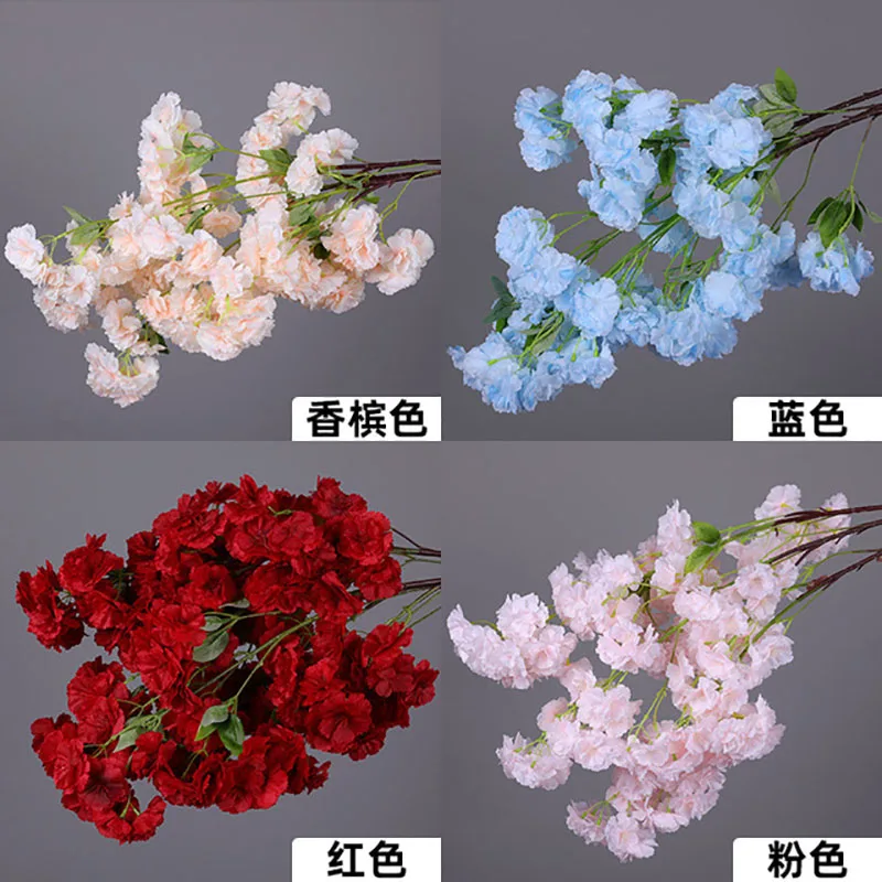 

Artificial Flower Engineering Landscaping Encryption Cherry Blossom Arch Branches Wedding House Indoor Party Ceiling Decoration