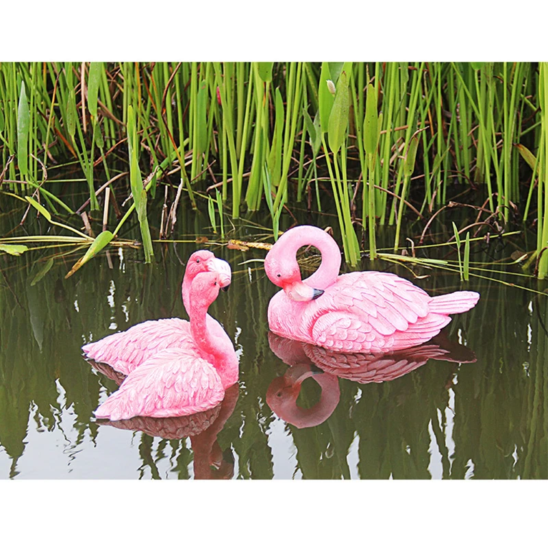 Łabędź kaczka po mandaryńsku statua polowanie strzelanie wabik ogród basen dekory staw Flamingo rzeźby sztuczne zwierzę ozdoby trawnik