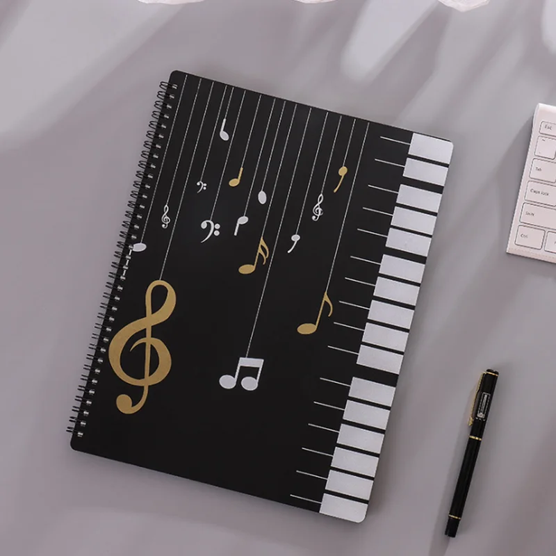 A4 Multi-layer 20/30/40/50 Pages Waterproof Music Folder File Plastic Data Bag Filing Products Music Score Paper Piano Folder