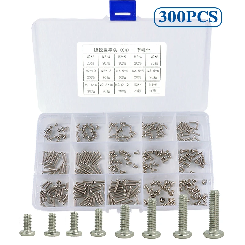 luchang Laptop Notebook Nickel Screws Set Computer Electronic Digital Mini Mechanical Assortment Repair Kit Hardware