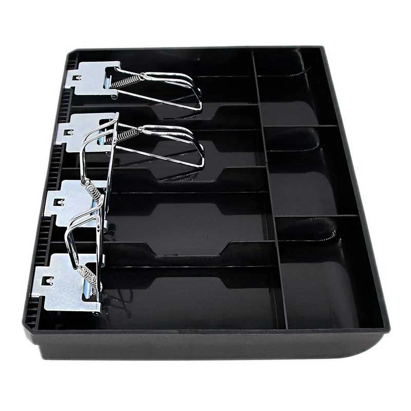 Hot Sale Hard Case Clip Cash Register Box New Classify Store Cashier Coin Drawer Box Cash Drawer Tray Money Counter Case