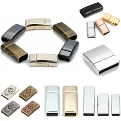 Louleur-Fermoirs Magnétiques pour Bracelets, Connecteur d'Extrémité, Fermoir pio en Cuir, Accessoire de Bijoux, Aimants
