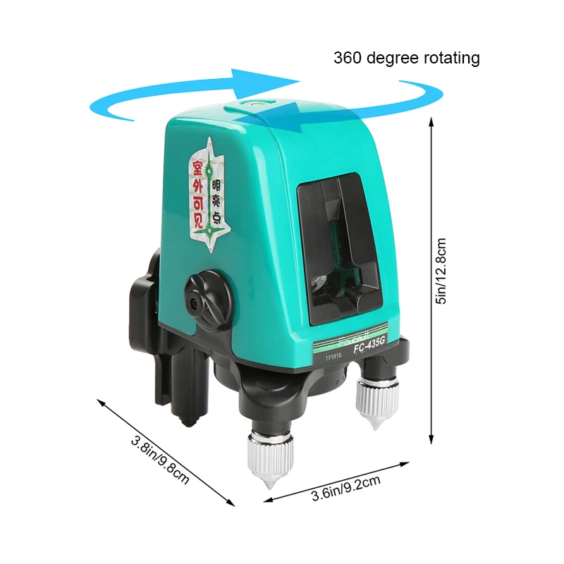 Precision Laser Levels Professional Vertical Horizontal Cross Laser Levels 2/3/5 Line Laser Levels Self-Leveling Indoor Outdoor