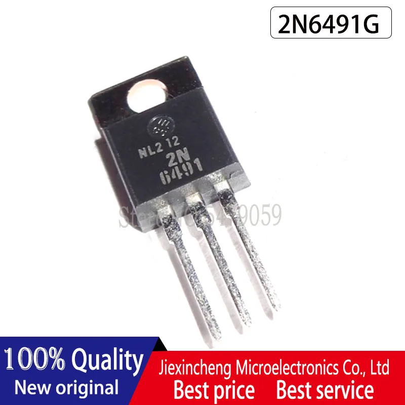 10 قطعة 2N6491G 2N6491 TO220 جديد الأصلي