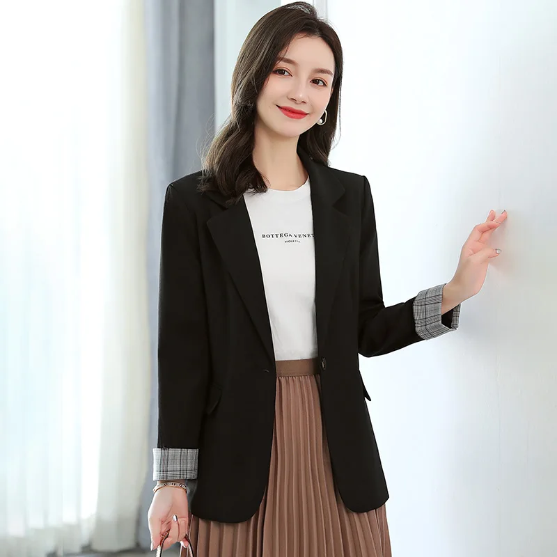 

Spring Women Suit Jacket Fashion Top Slim