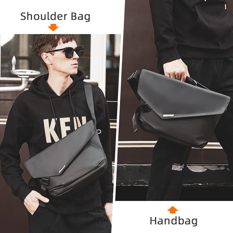 Heroic Knight Men\'s Shoulder Bag Multifunction Messenger Laptop Bag Waterproof Large Capacity Business Crossbody Travel Handbag