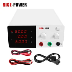 Nice-power Professional Switching DC Lab Power Supply Laboratory Adjustable 30V 30A 60V 10A 20A 60A Current Voltage Regulator