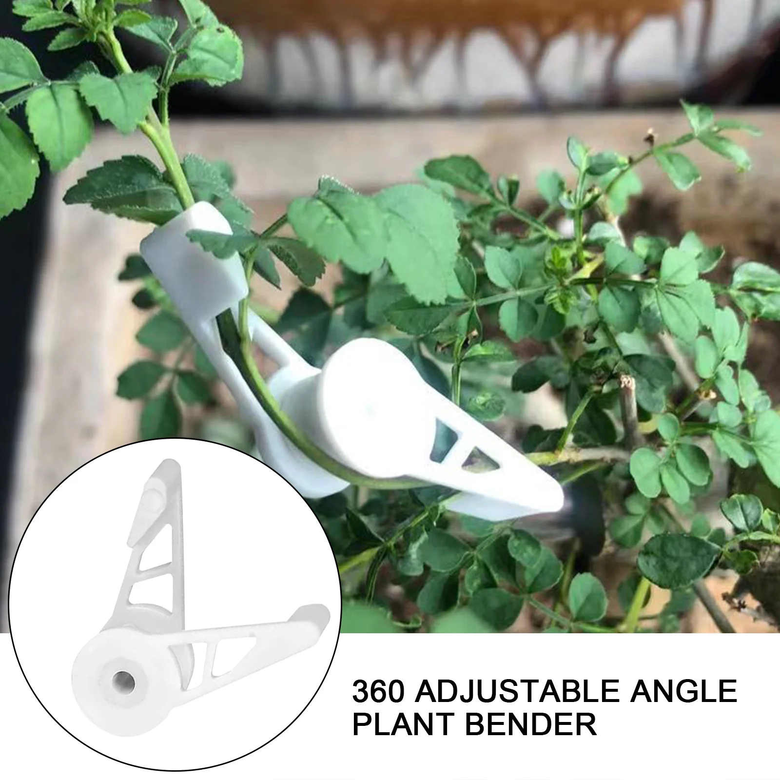 

10pcs 360 Degrees Plant Branch Benders Adjustable Plant Supports ixed Clips Planter Holder Tools Garden Supplies Plant Bender