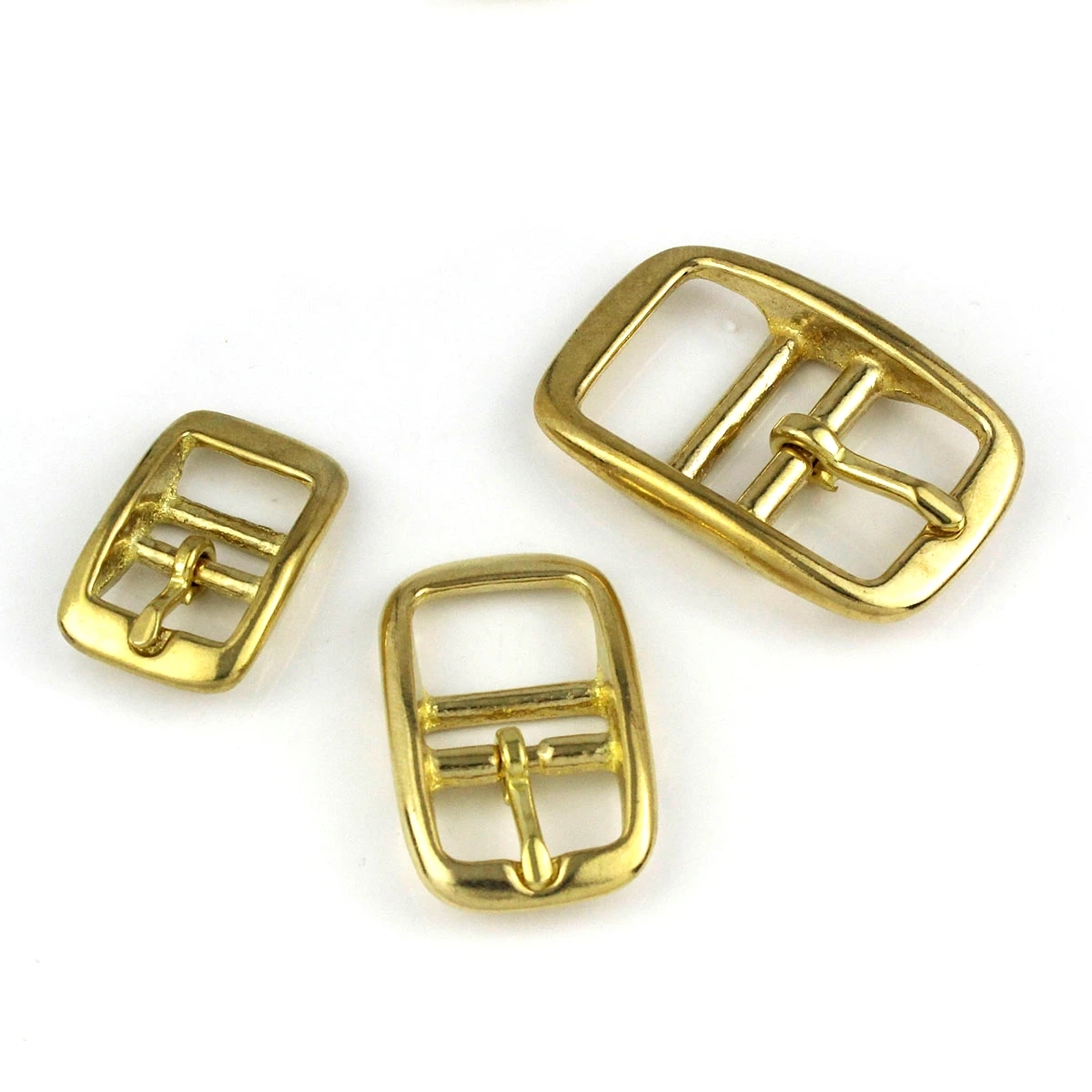 1pcs Solid Brass Belt Buckle Middle Center Bar Single Pin Belt Buckle Leather Craft Strap Belt 15mm/ 20mm/ 25mm