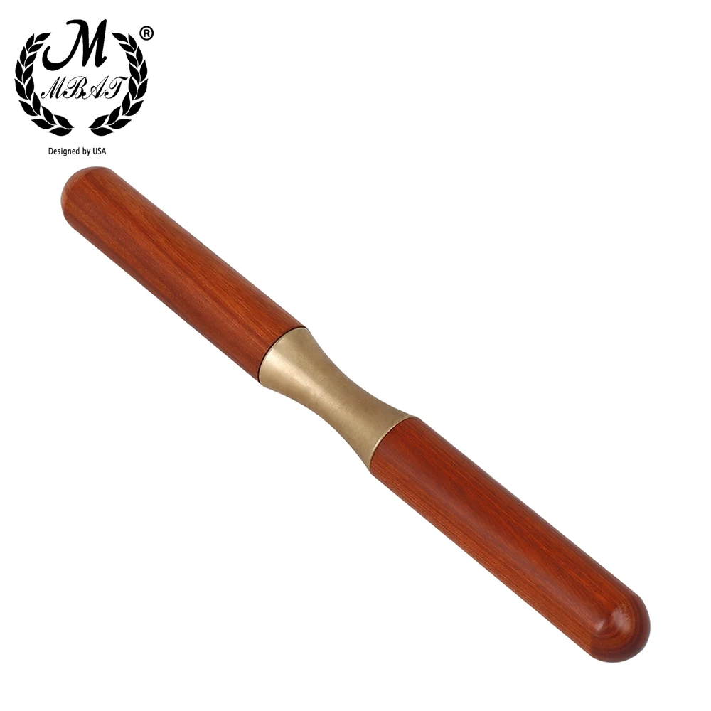 

M MBAT W5 Mahogany Handle Pressure Bar Double Handle Wooden Handle Pressure Wheel Sheet Metal Repair Tool Brass Instrument Parts