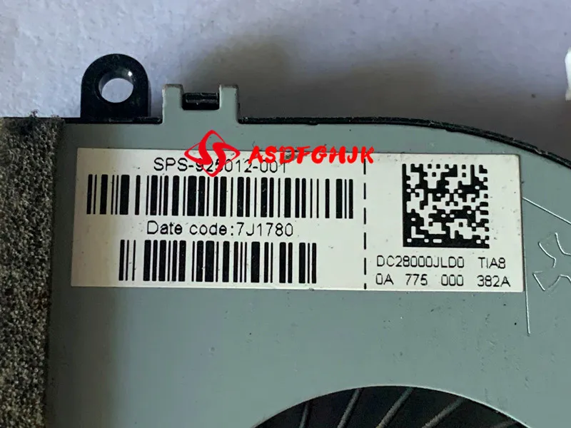 Ventilador del sistema del ordenador portátil HP 15-bw 15-bw001 15-Bw011DX 15-bw004wm 15-bw032wm 15-bw033wm 15-Bw015DX 15-bw016dx 15-bw038dx 925012-001