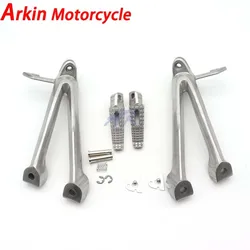 Motorcycle Rear Footrest Foot Pegs Set For Suzuki GSXR600 GSXR750 K6 K7 2006-2007 06 07 Brand New