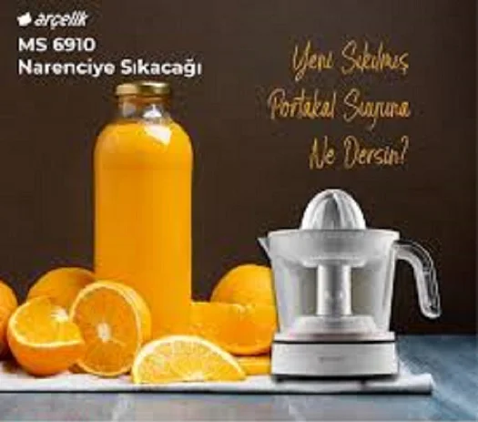 ARÇELİK In Citrus Juicer Recital of Ms 6910 MS 6910 Product Color: White Measuring cup: 1000 mL Power (W):40 W Cable Winding: Have