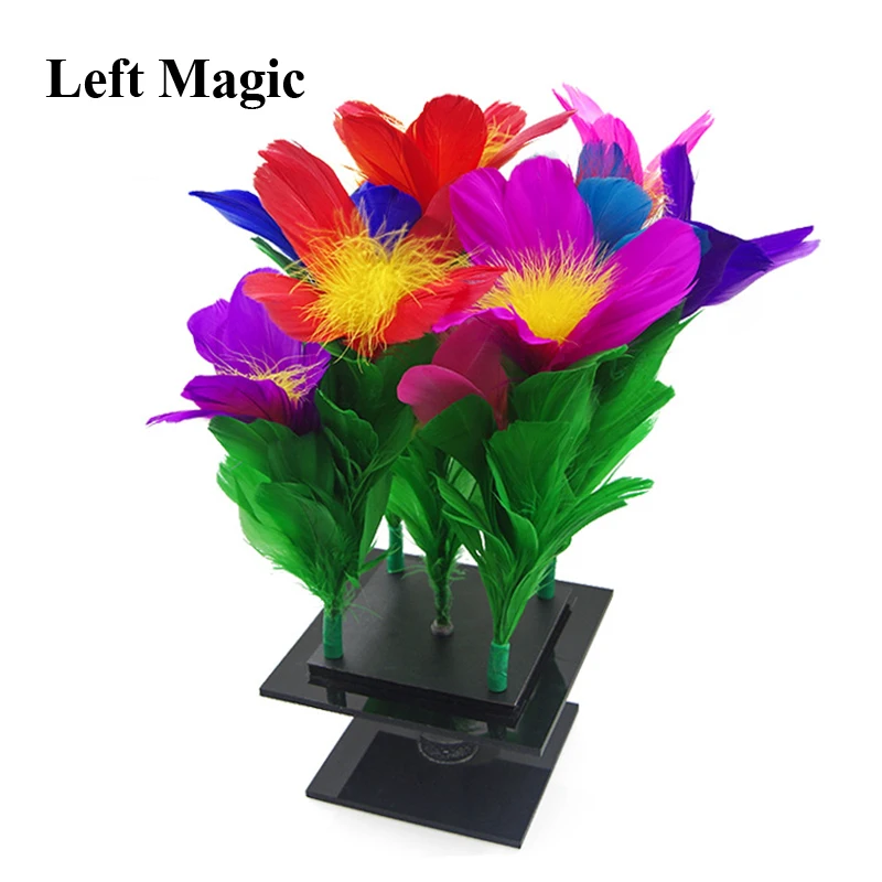 Flower Maker Tube Magic Tricks One Flower To Five For Crystal Tube  Clear Magic Appearing Clarity  Illusion Mentalism Funny