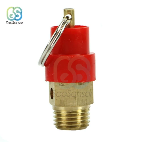 Imagen 2 del producto Rosca BSP de 1/4 pulgadas para compresor de aire, válvula de alivio de seguridad, regulador de liberación de presión para tubería, 1/3/4/5/6/7/8/10KG