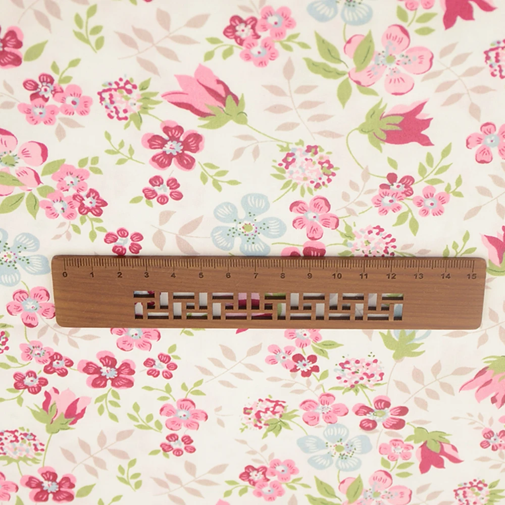 Teramila Rose Gedruckt Baumwolle Stoffe durch die Meter für Nähen Stoffe in Meter Freies Verschiffen, Bettwäsche Sets, quilts, Patchwork, Kleid – Detail 36
