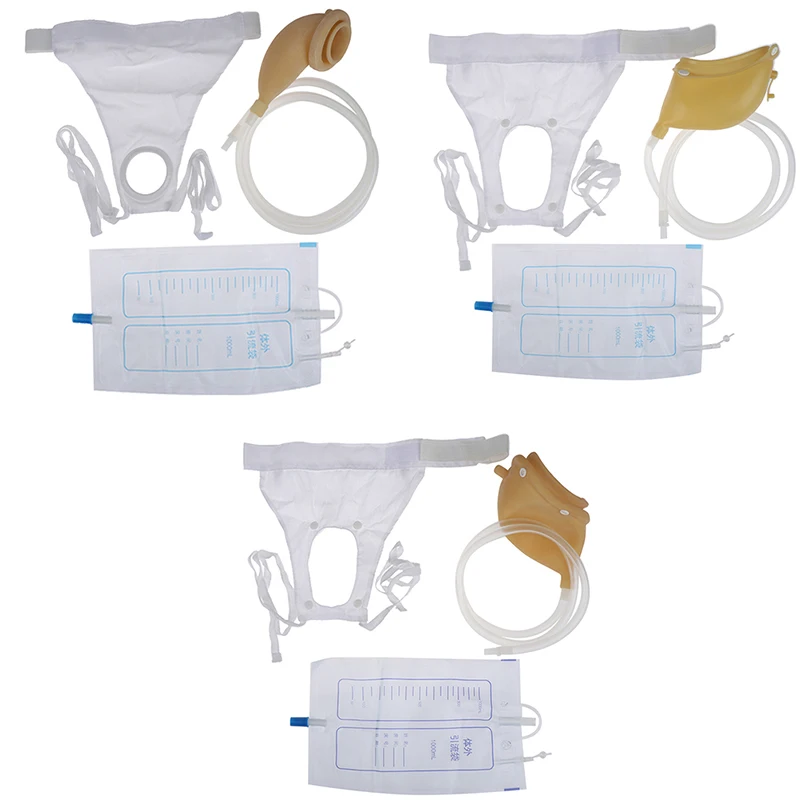 Urine Bag Urinal Pee Holder Spillproof Portable Collector Urinary Incontinence