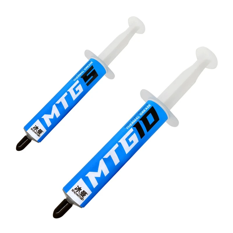 SNOWMAN 5 / 10g Syringe MTG5 / MTG10 Thermal Grease Paste 14.3W /m-K for amd CPU Heatsink Fan Cooling VGA Compound