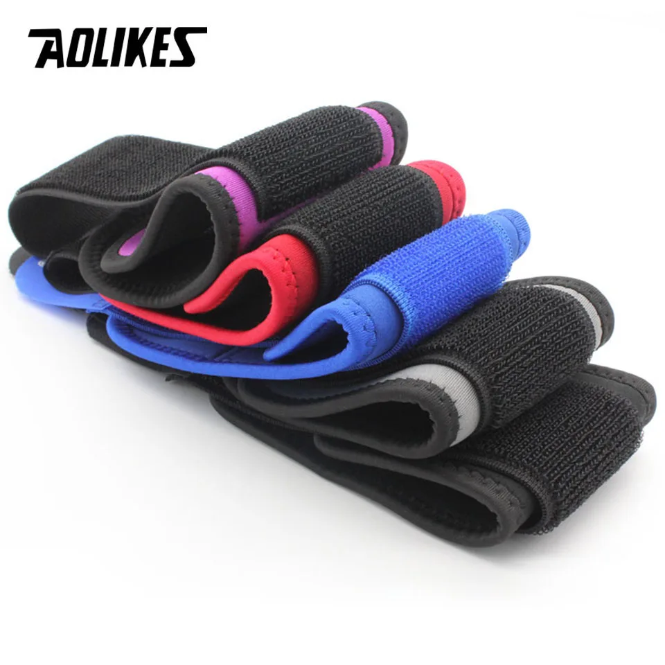 AOLIKES 1PCS Adjustable Wrist Support Brace Brand Wristband Men and Women Gym Wrestle Professional Sports Protection Wrist images - 6