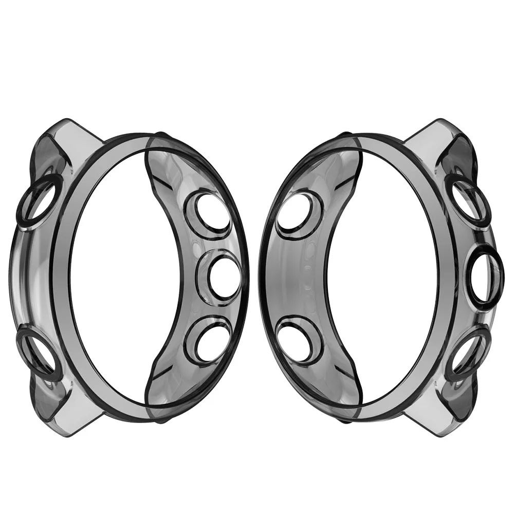 For Garmin Forerunner 245M / 245 TPU Watch Case Protective Cover Shell Replacement Shockproof Clear Smart Watch Case