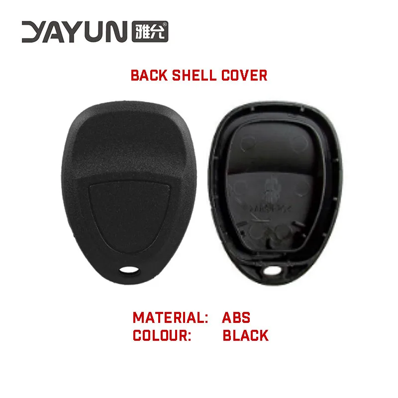 YAYUN AKBKS228 Custodia a conchiglia per telecomando senza chiave per auto con 3 + 1 pulsanti per Buick Chevrolet
