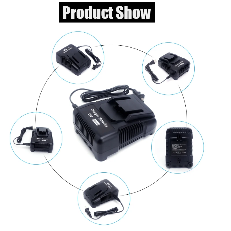 Cho AEG RIDGID 18V Sạc Pin Lithium R86091 R840083 Chất Lượng Cao Sạc Nhanh