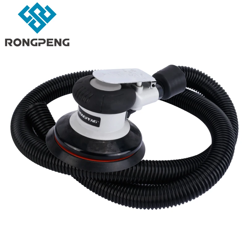 RONGPENG 5 Inch Air Sander Self Vacuuming  Random Orbital Sander Eccentric Polishing Pad Grinding Machine Pneumatic Tools