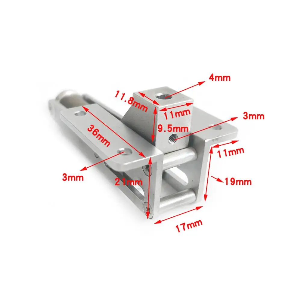 1 Pcs Aluminum Alloy Air Retract Kit Landing Gear  Retract For 30-60 Class RC Airplane Model