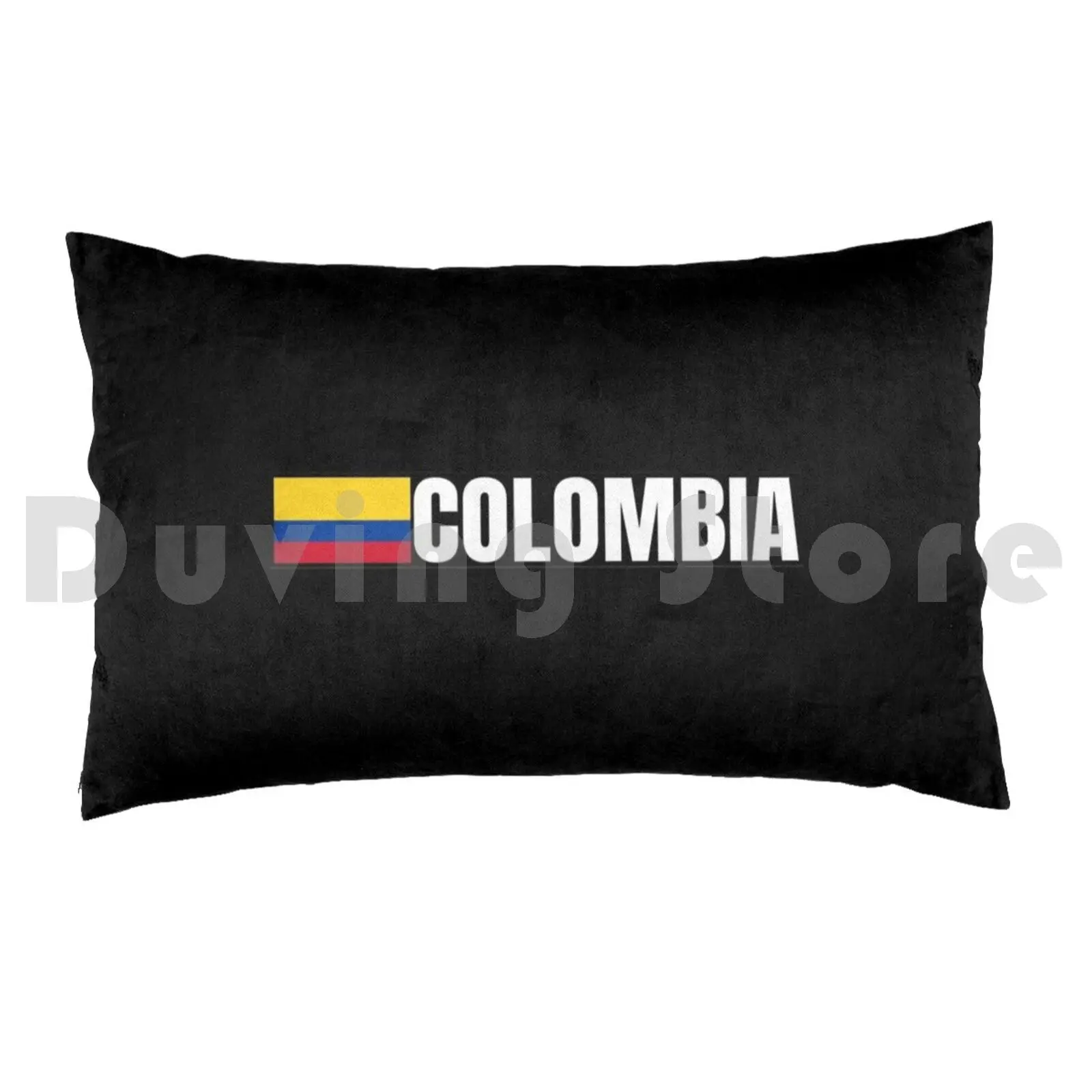 Colombia Pillow Case Printed 50x75 Colombia Flag Kolumbien Kolumbianer Spanisch Bogotá J Balvin Cali