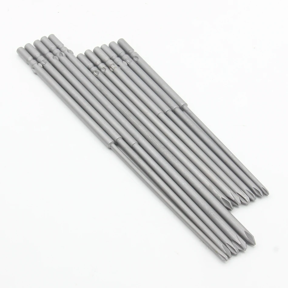 Juego de puntas de destornillador Phillips, vástago redondo magnético, 5mm, 801, 150mm de largo, 200mm