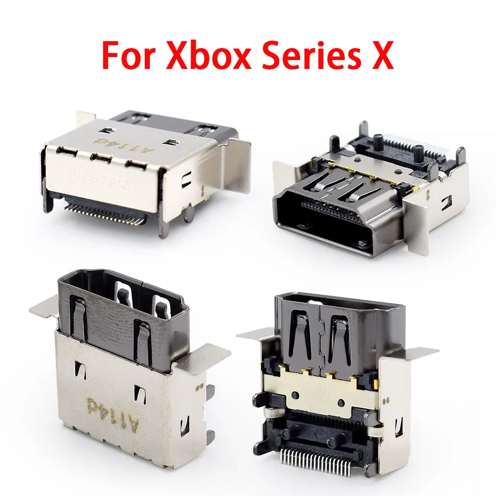 5 piezas para Xbox Series SX, interfaz de enchufe de puerto compatible con HDMI para Microsoft XBOX Series X S, Conector de puerto compatible con HDMI