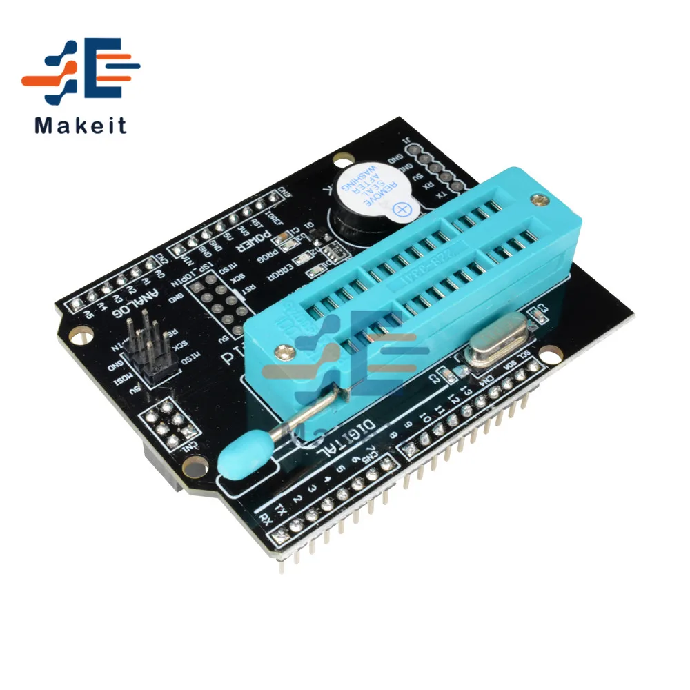 AVR ISP Programmeerbaar Uitbreidingsschild Met Zoemer Voor Arduino R3 Mega2560 Pro Mini Atmega328P Bootloader Brander SPI Module