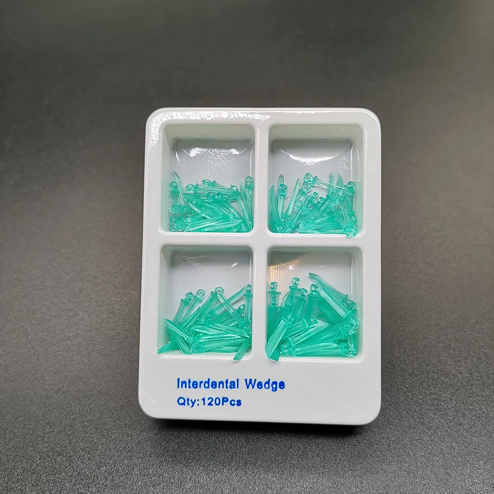 

120 шт. стоматологических межзубных клиньев, автоклавируемые, для ухода за полостью рта, инструменты для реставрационных процедур