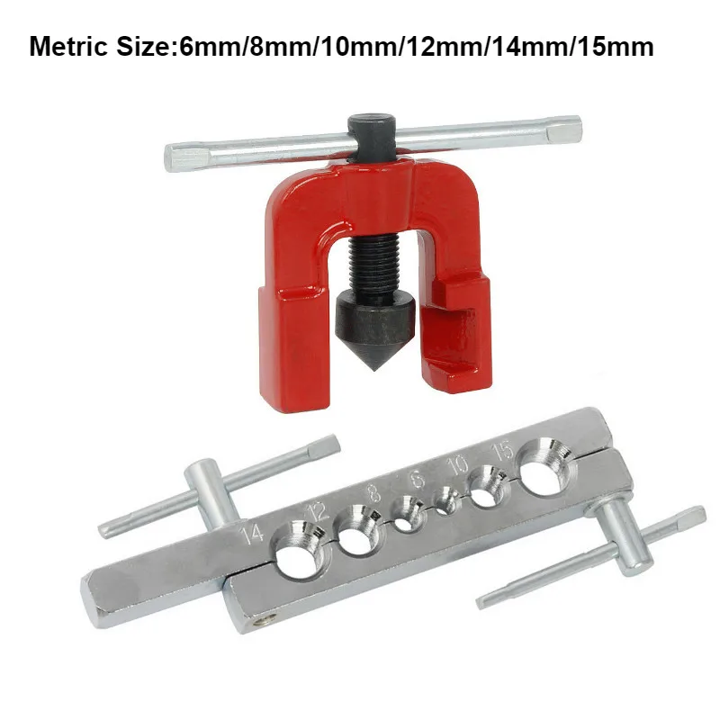 Kit Outils Double Évasement 10 Pièces Imperial - Coupe-Tubes Et Écarteurs Pour Cuivre, Laiton, Aluminium