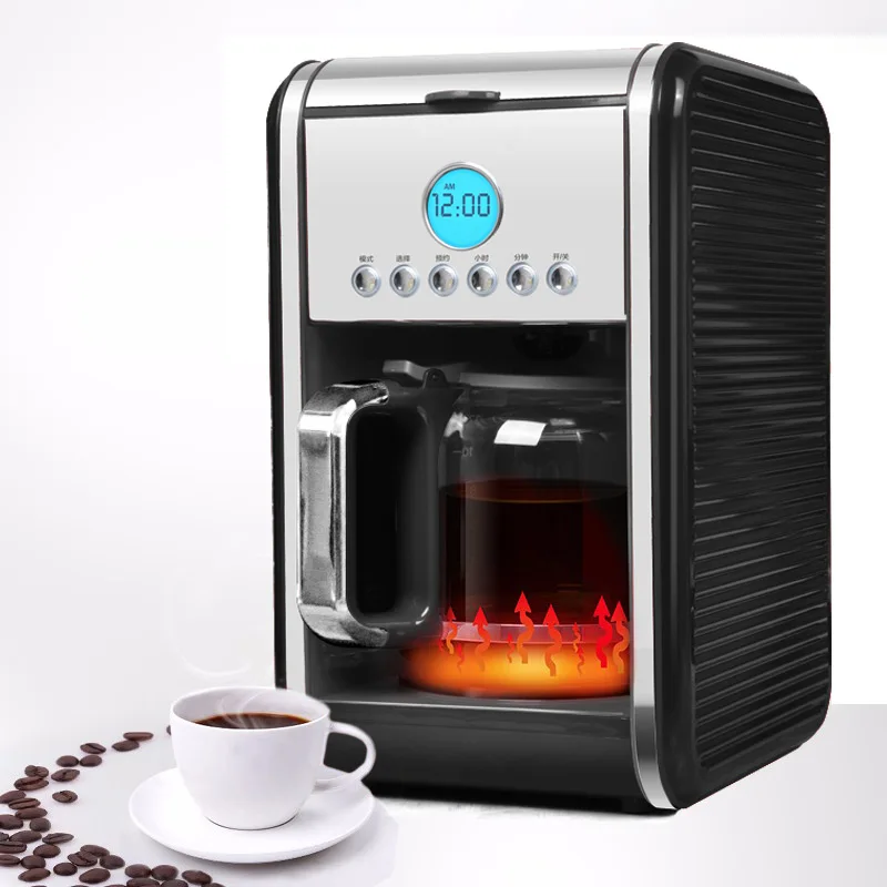 

American Drip Coffee Maker Household Small Coffee Machine Fully Semi-Automatic Coffee Maker Commercial Coffee Machine