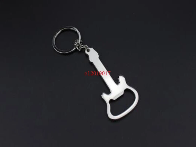 Personalized electric guitar bottle opener creative key chain car small gift Pendant